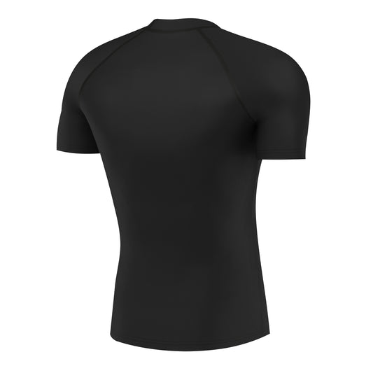 Men's Half Sleeve Compression T-Shirt Black