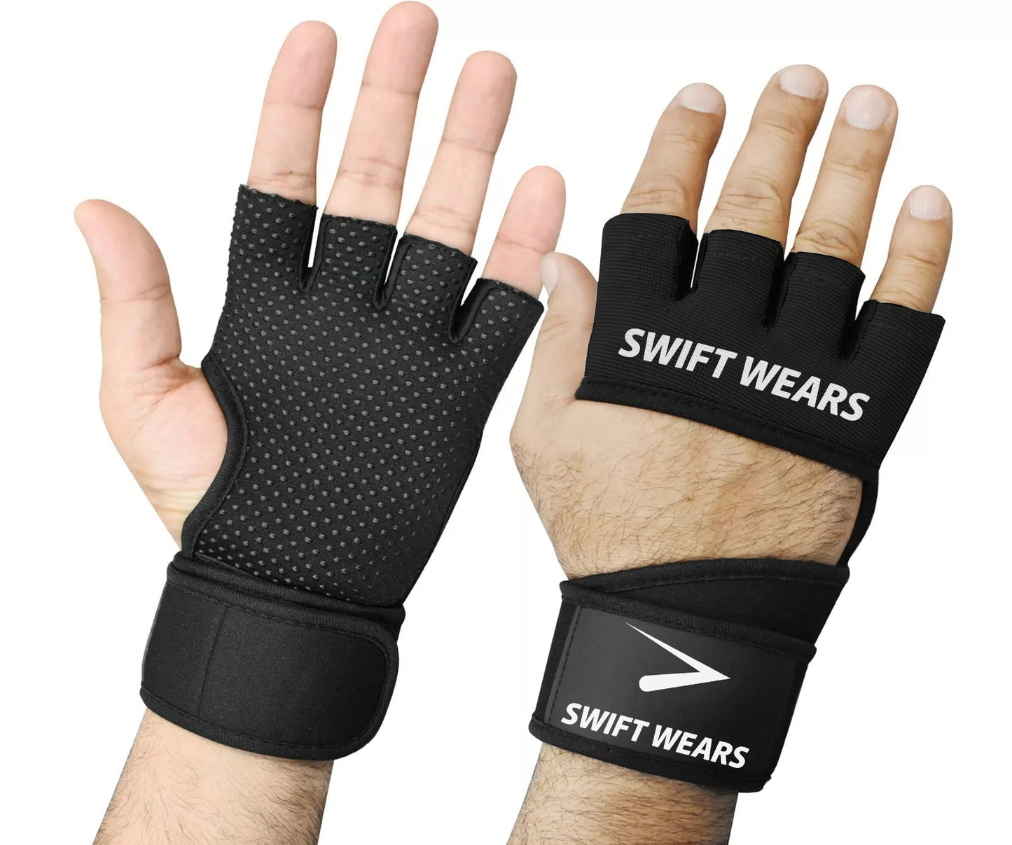 Swift Wears Gym Fitness Workout Gloves Black
