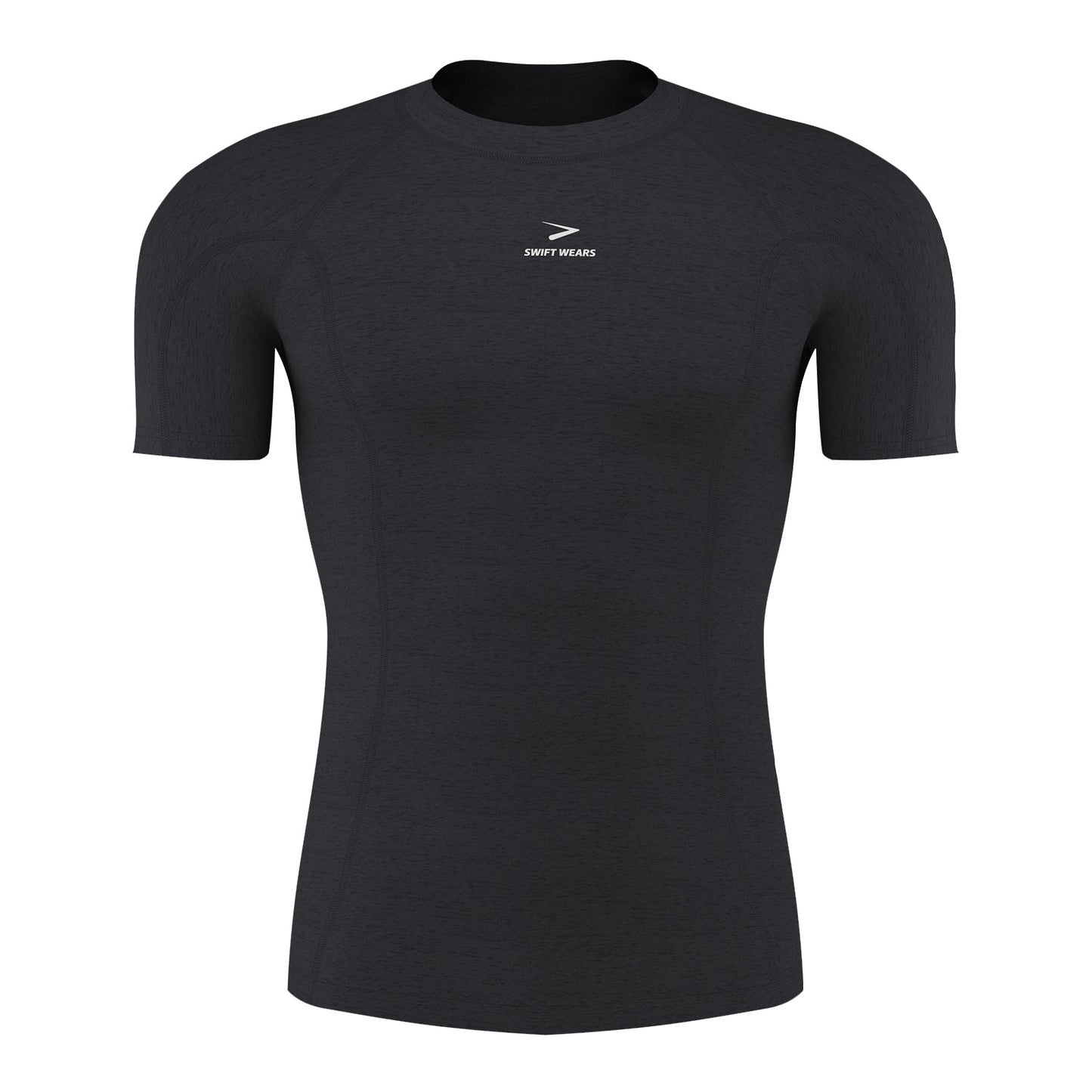 Men's Short Sleeve Compression Shirt – Charcoal