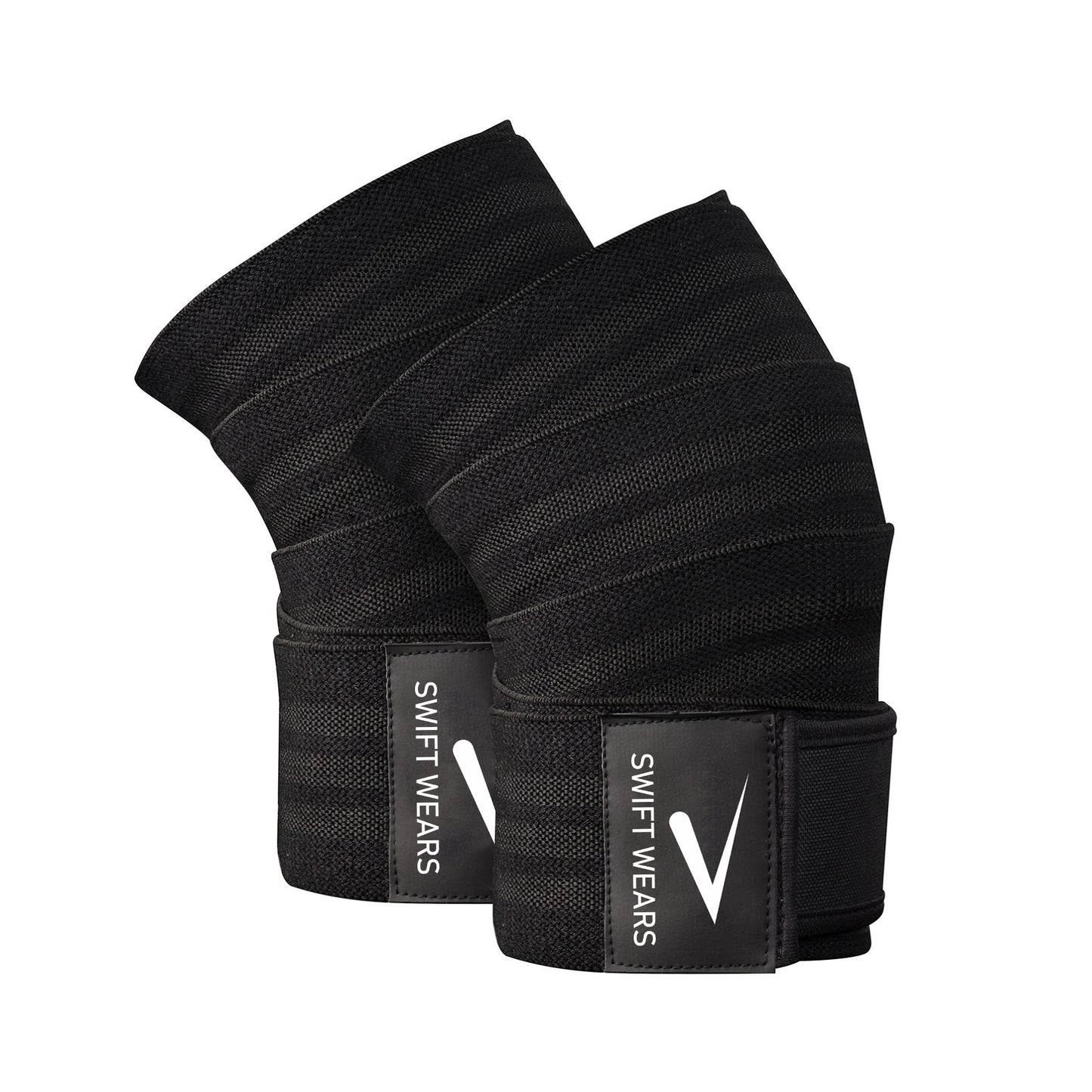 Knee Wraps Black (PAIR)