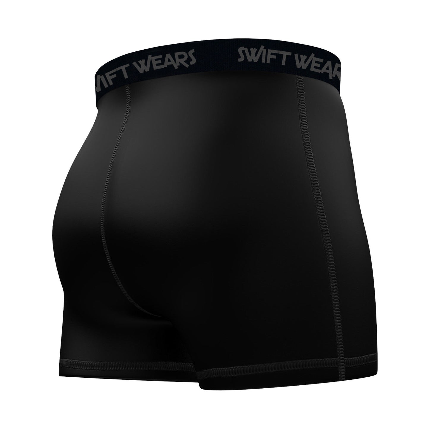 Men's Compression Boxer Shorts Black