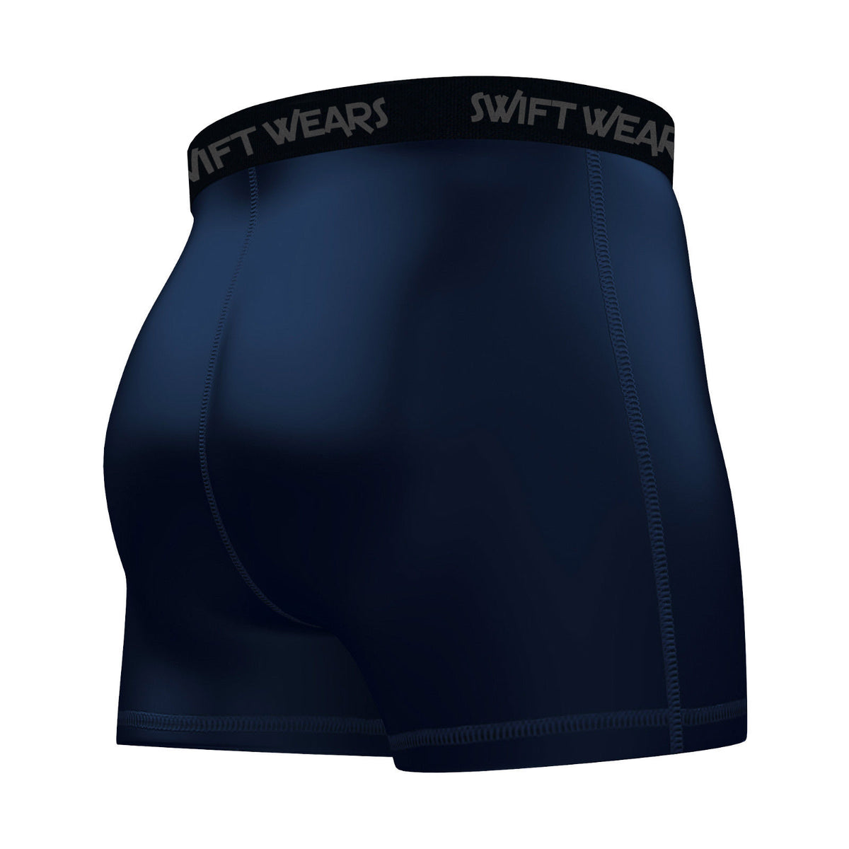 Men's Compression Boxer Shorts – Navy Blue