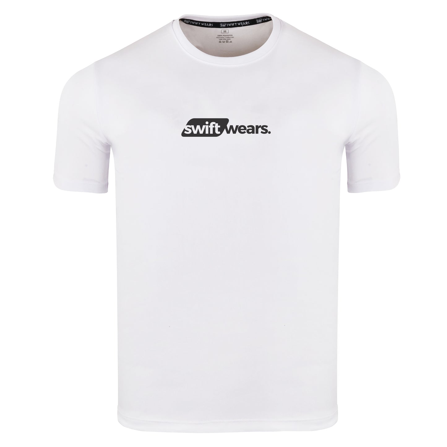 Men's Sports Quick Dry Dri-Fit T-Shirt White