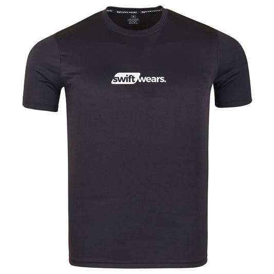 Men's Sports Quick Dry Dri-Fit T-Shirt Black