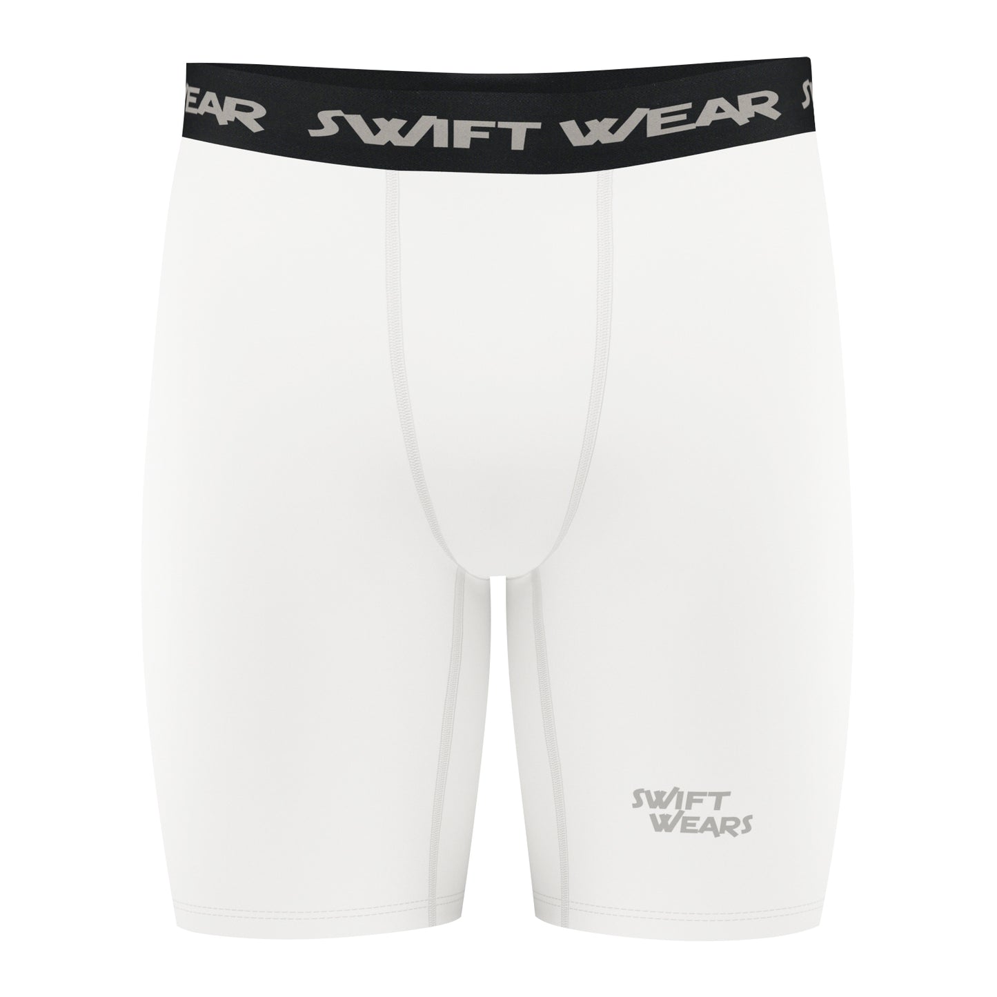 Men's Compression Shorts White