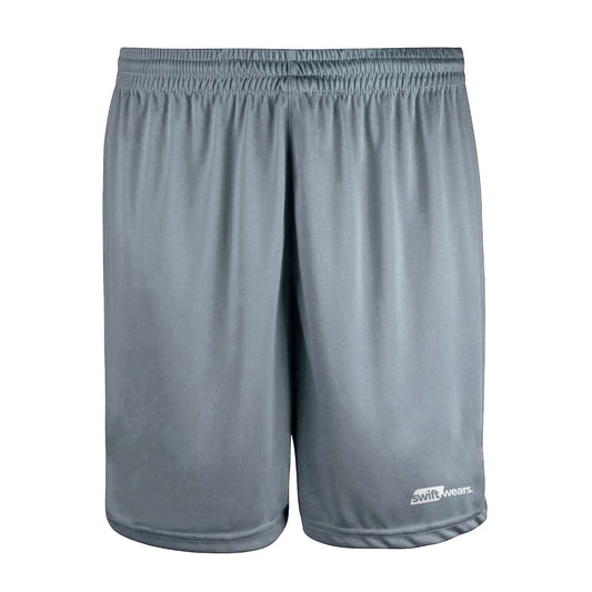 Men's Performance Running Shorts Silver Grey