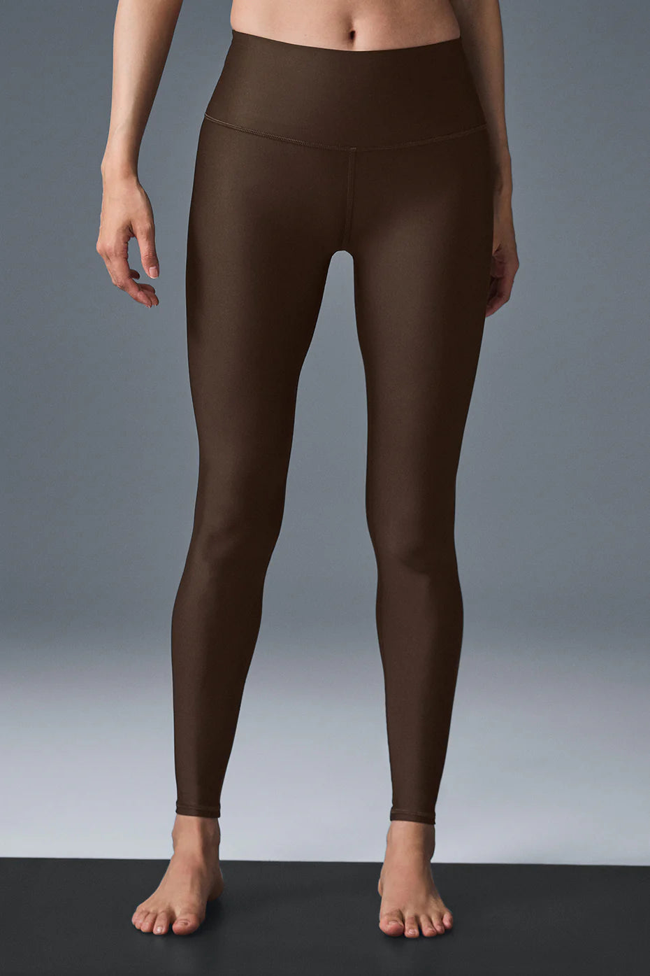 Swift Wears HIgh Waisted Leggings Brown
