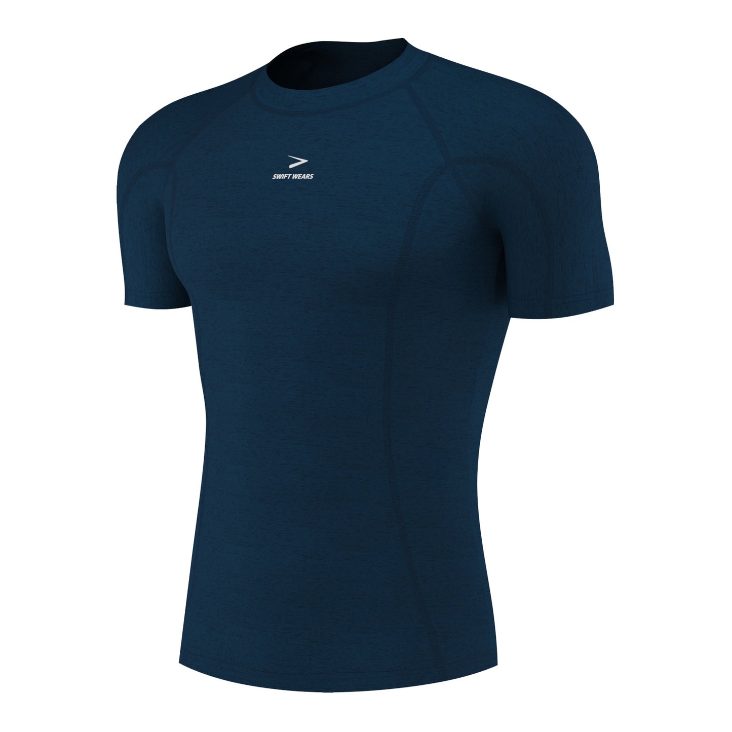 Men's Half Sleeve Compression T-Shirt Navy