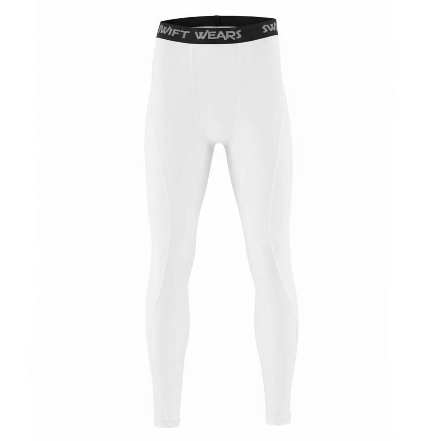 Men's Compression Pant Leggings Legging White