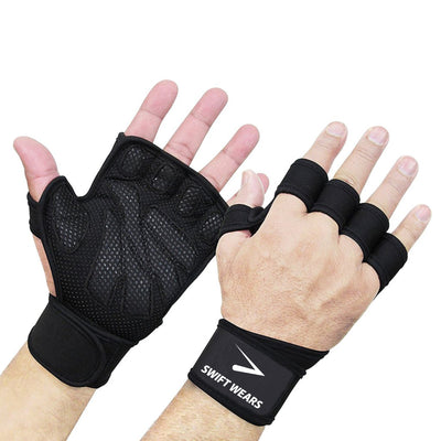 Weight Lifting Workout Gloves With Wrist Wraps