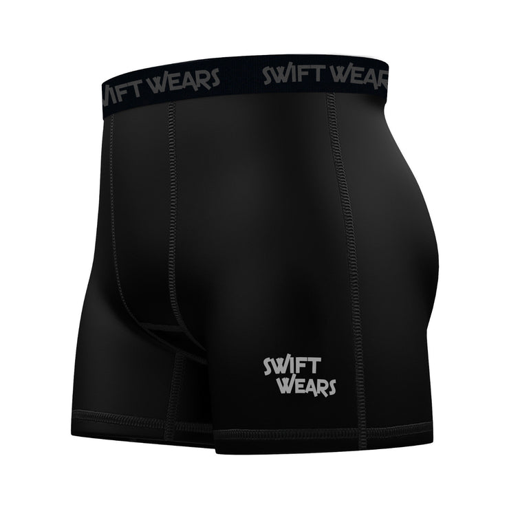 Men's Compression Boxer Shorts Black