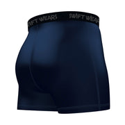 Men's Compression Boxer Shorts Navy Blue
