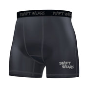 Men's Compression Boxer Shorts Charcoal Grey